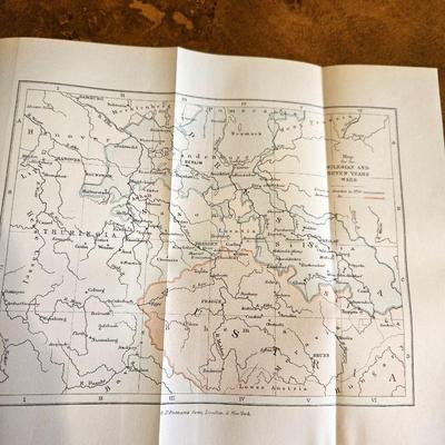 Lot #112 1904 Frederick the Great ex Library copy with fold out maps