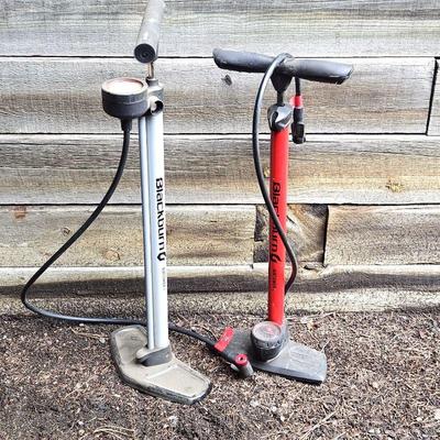 Set of Two Portable Bike Air Pumps - Blackburn Brand.