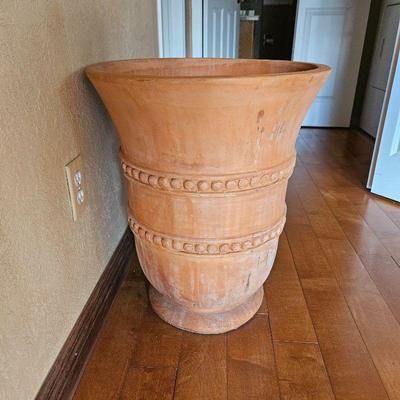 Very Large Terra Cotta Planter (Empty) Stands 23