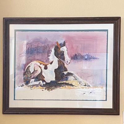 Framed Watercolor Original Art