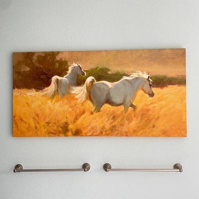  Canvas Horse Print by Lani Vlaanderen titled "Meadow"