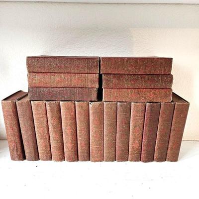 Set of 19 Volumes of the 1930s The University Library by Doubletree, Doran Assorted Volumes and Titles