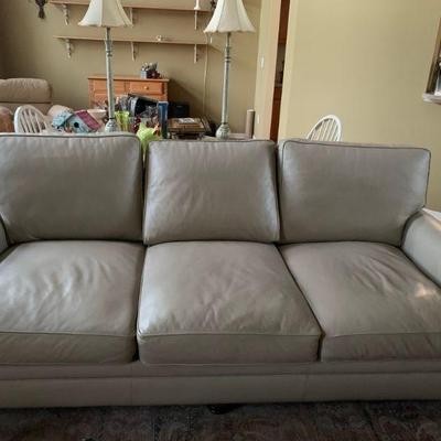 Leather Couch (almost new)