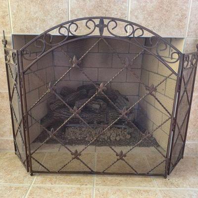 Wrought Iron Fireplace Screen