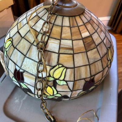 LARGE Tiffany type lamp shade