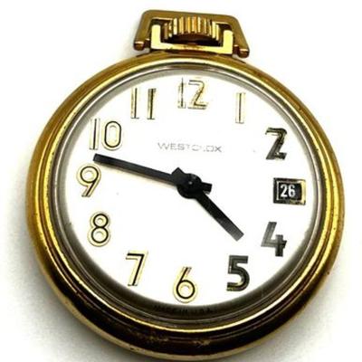 Lot 003   0 Bid(s)
Vintage Westclox Gold Tone Pocket Watch