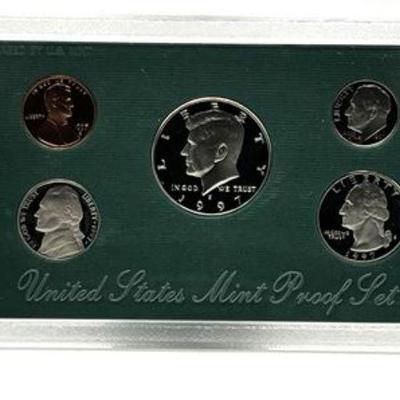 Lot 123   0 Bid(s)
1997 United States Mint Proof Set w/COA