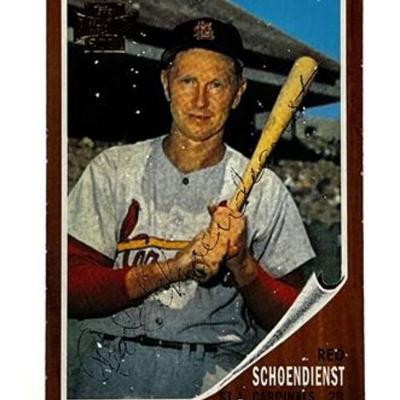 Lot 012   0 Bid(s)
Signed Red Schoendienst Cardinals Topps #575 Baseball Card