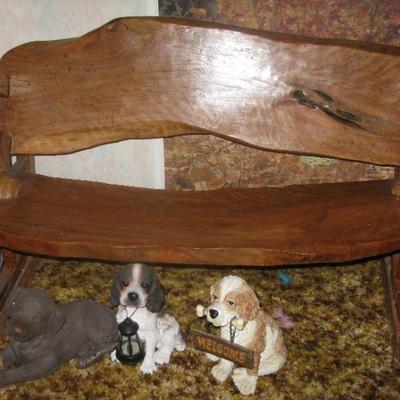wagon wheel bench   buy it now $ 85.00