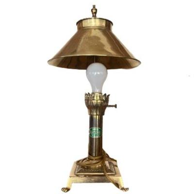 Lot 006   0 Bid(s)
Orient Express Brass Table Lamp