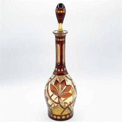 Lot 136   0 Bid(s)
Famosa Austrian Amber Cut glass Decanter