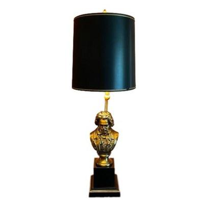 Lot 025   0 Bid(s)
Vintage Brass Beethoven Brass Occasional Table Lamp