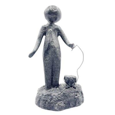 Lot 006   0 Bid(s)
William Lattimer 1960s Sculpture Boy Walking a Dog