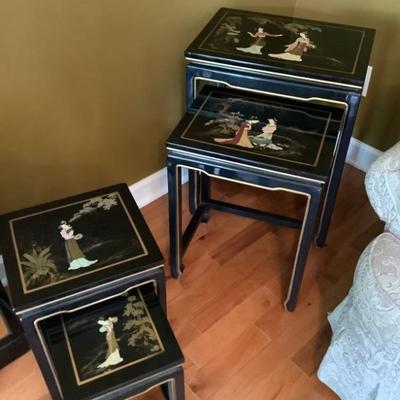 Nesting tables- both sets shown 