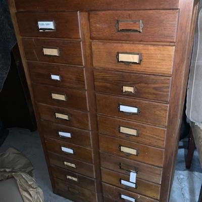 SOLD $150 Apothecary wooden cabinet 