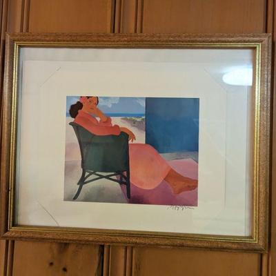 Pegge Hopper signed print