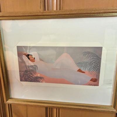 Pegge Hopper signed print