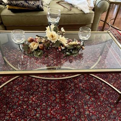 Coffee table with matching end tables 