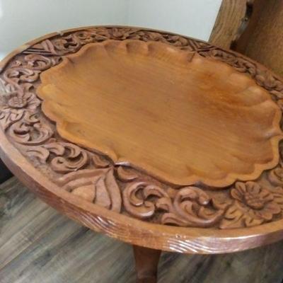 Beautiful wooden round small table
$100