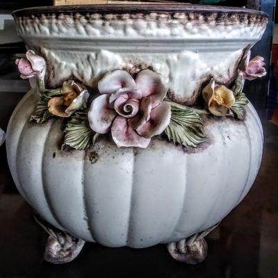 Vintage Italian ceramic glaze planter
$50