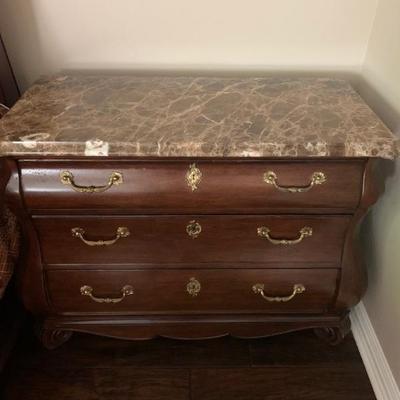 Marble Top Venetian Nightstand by Ferguson Copeland ( there ate 2 of these)