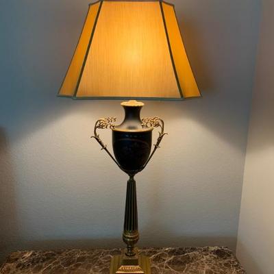 Decorative Brass Lamps with Chelsea House Lamp Shade