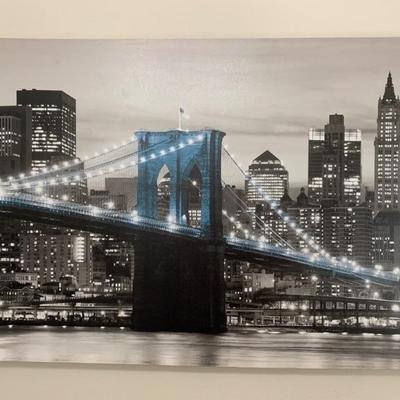 Manhattan â€œCityline â€œ Canvas Wall Art