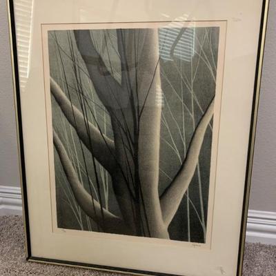 Robert Kipness â€œEssenceâ€ Signed. , Numbered 34/90  Original Lithograph with Certificate of Authenticity 