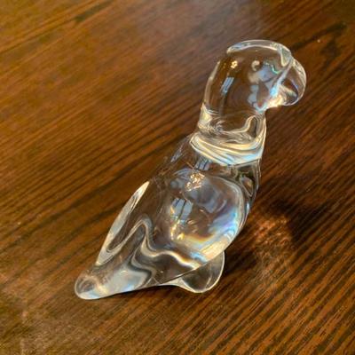 Baccarat Crystal Parrot