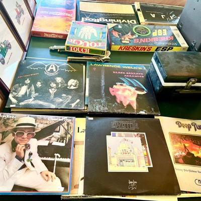Records-Elton John, Black Sabbath, Aerosmith, Led Zeppelin, Deep Purple