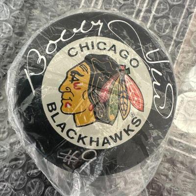 Bobby Hull Autographed Puck