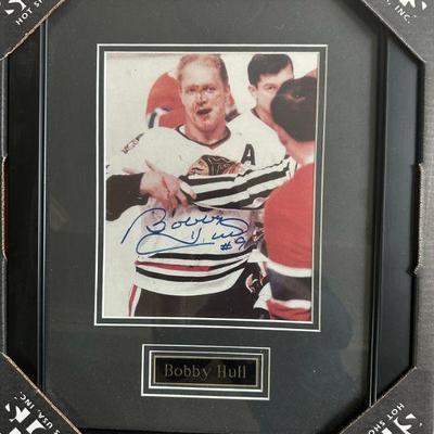 Bobby Hull Autographed Framed Photograph