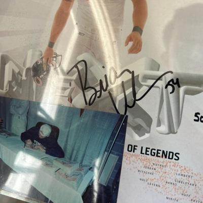 Brian Urlacher Chicago Bears Sports Signed Autograph