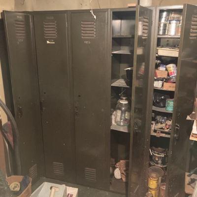 5 Section lockers