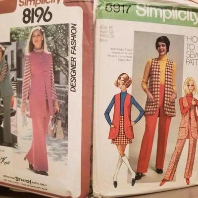 Vintage sewing patterns