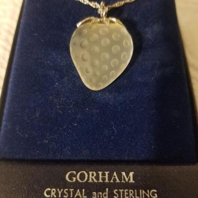 Gorham strawberry pendant