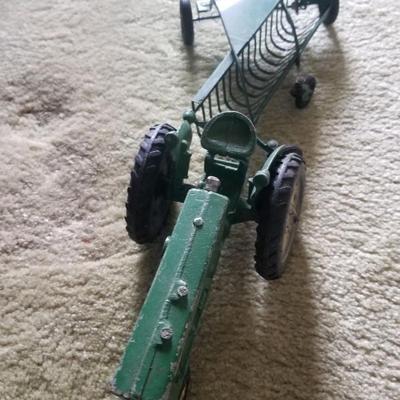 Diecast metal tractor
