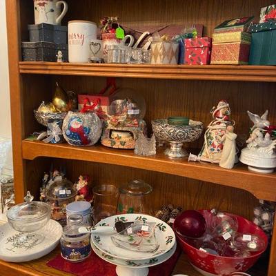 Christmas Serving Pieces and Ceramic Items
