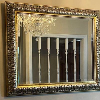 gold frame mirror 