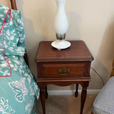 antique nightstand to match dresser with mirror