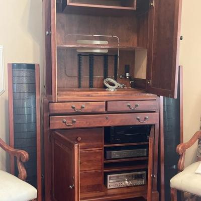 Bob Timberlake armoire with tons of storage 