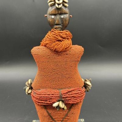 Hand Crafted Folk Art African Tribal Man Figurine