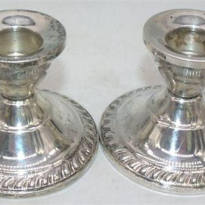 Lot 020   3 Bid(s)
Silver Candle Stick holders