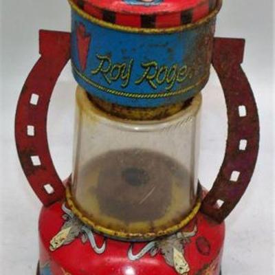 Lot 015   7 Bid(s)
Roy Rogers tin litho metal lantern