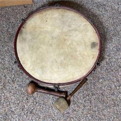 Lot 154   4 Bid(s)
Vintage Drum - 18