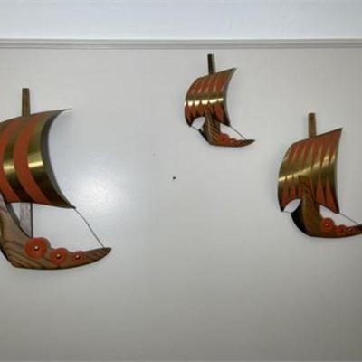 Lot 6   4 Bid(s)
MCM 3 Wall Art - Viking Ships