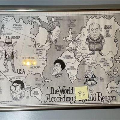 Lot 86   1 Bid(s)
World According to Ronald Reagan Poster