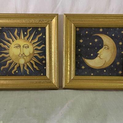 small sun and moon pictures
