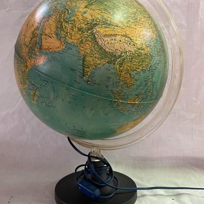 lighted globe