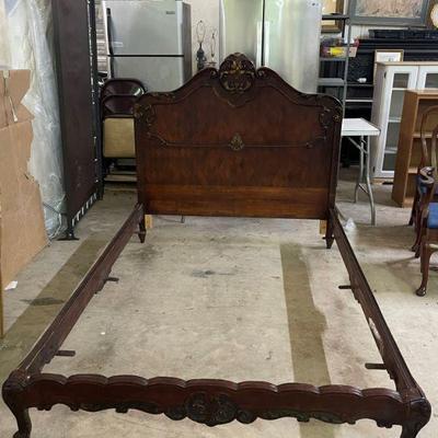 beautiful antique bed